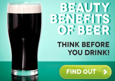 Have a pint and improve your looks