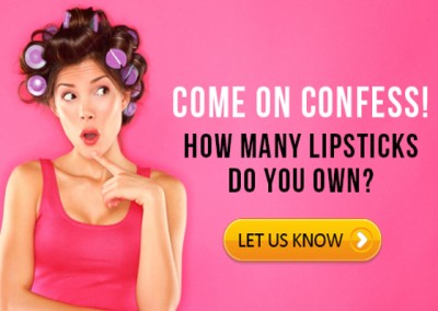Hi, my name is...and I'm a lipstick-aholic