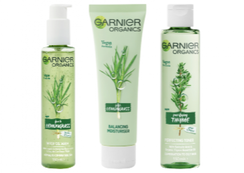 Garnier Organics Lemongrass and Thyme Regime Reviews