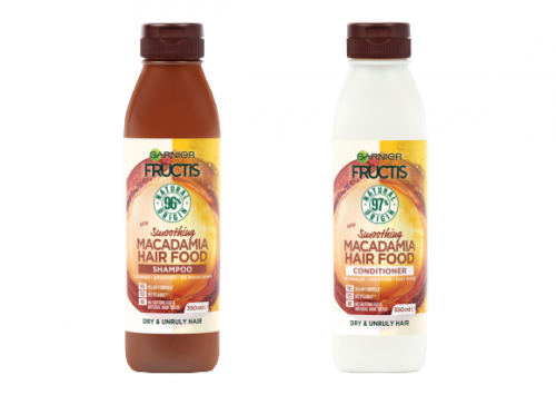 Garnier Fructis Hair Food Macadamia Shampoo and Conditioner