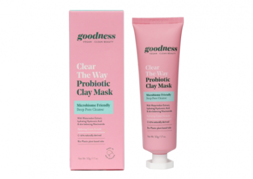 Goodness Clear The Way Probiotic Clay Mask