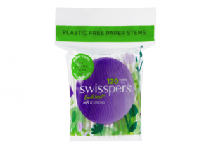 Swisspers Paper Stem Cotton Tips 120's