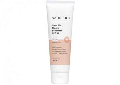 Natio Clear Zinc Mineral Sunscreen SPF 50 review