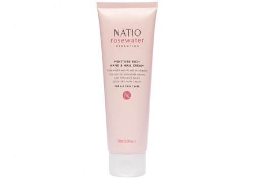 Natio Rosewater Hydration Moisture Rich Hand & Nail Cream Review