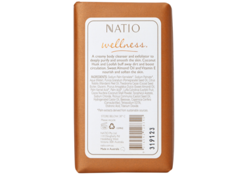 Natio Wellness Exfoliating Body Bar