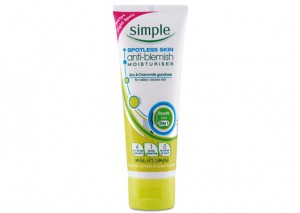 Simple Spotless Skin Acne Treatment Anti Blemish Moisturiser