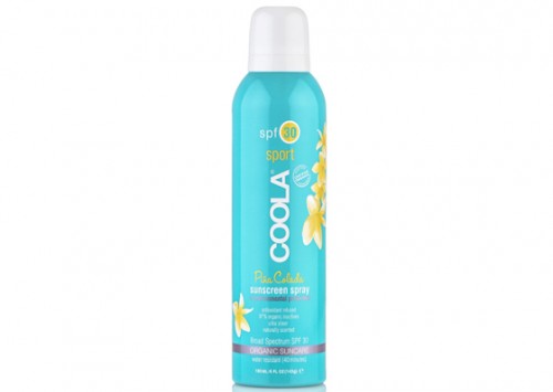 Coola Sport Sunscreen Spray SPF30 Pina Colada Review