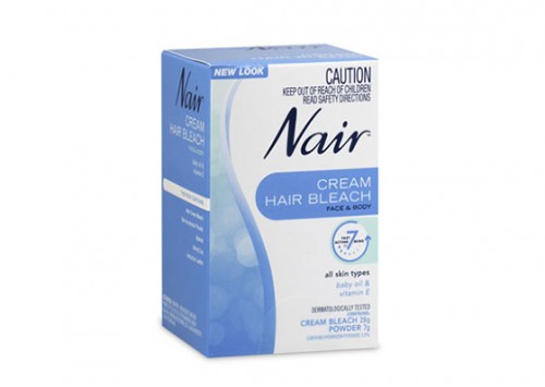 Nair Cream Hair Bleach Review