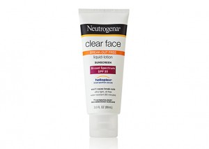 Neutrogena Ultra Sheer clear face Sunscreen liquid lotion SPF30 Review