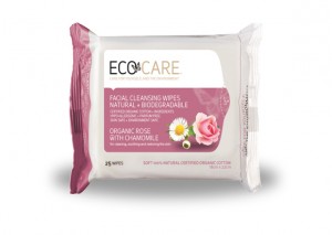 Eco Care Facial Cleansing Wipes Organic Rose with Chamomile Review