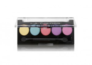 LA Colors 5 Color Metallic Eyeshadow Tea Time Review