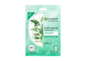 Garnier Hydra Bomb Green Tea Tissue Mask Review
