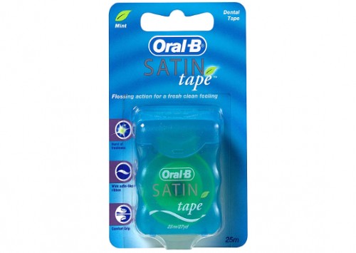 Oral B Dental Floss Satin Mint Tape