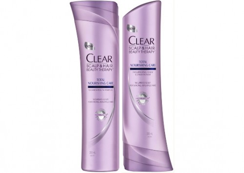Clear Hair and Scalp Therapy Total Nourishing Shampoo and Conditioner